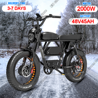 Lankeleisi X-Black Knight Ebike 2000W Dual Motor 48V45ah Dual Samsung Battery Motorcycle Electric Bicycle Fat Tire Electric Bike