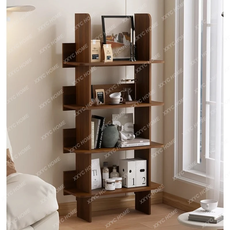 

Living Room Floor Storage Bookshelf Wall-Mounted Multi-Layer Simple Corner Storage Rack