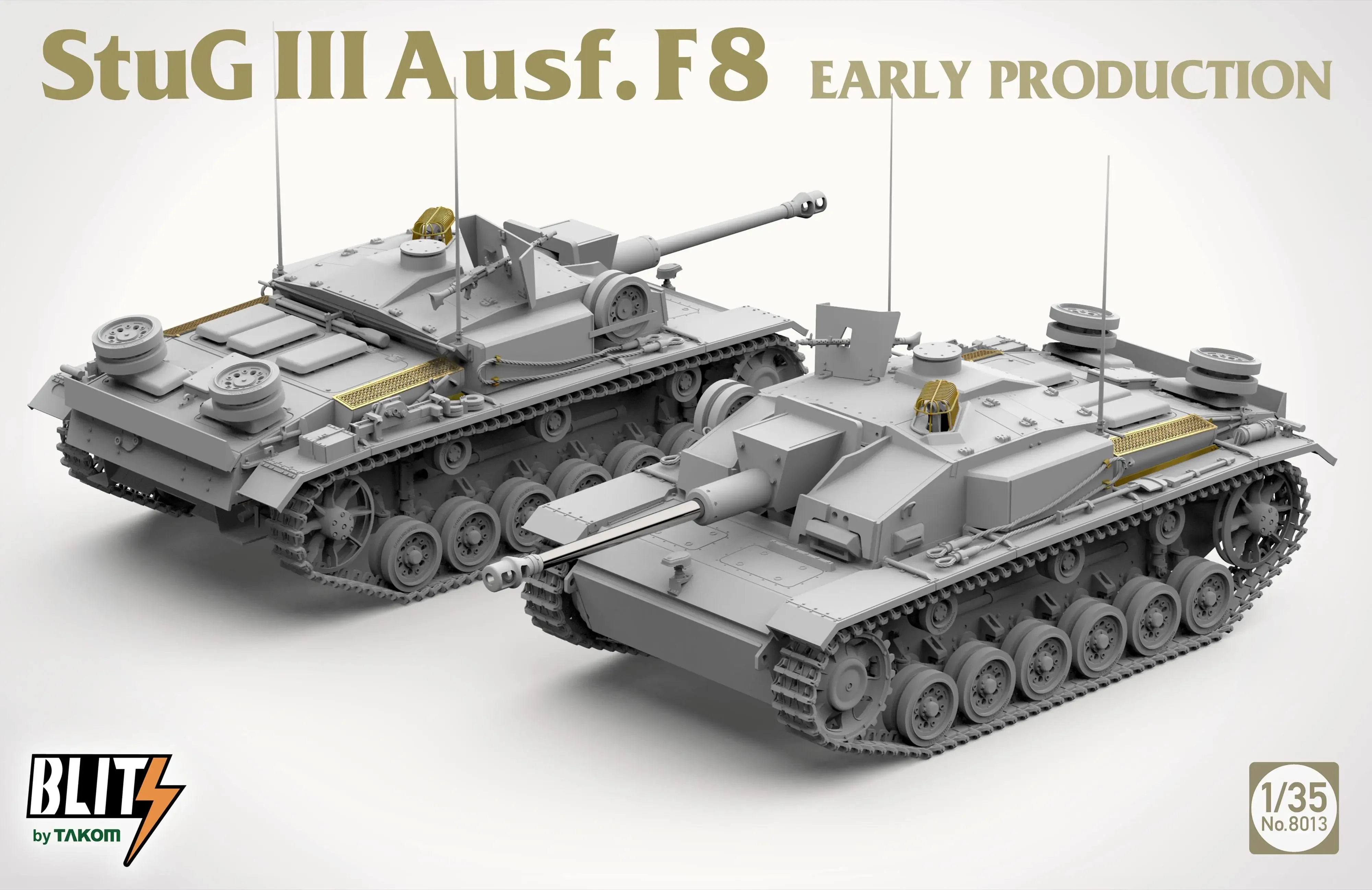 TAKOM 8013 1/35 Stug Ausf.F8 EARLY PRODUCTION MODEL KIT