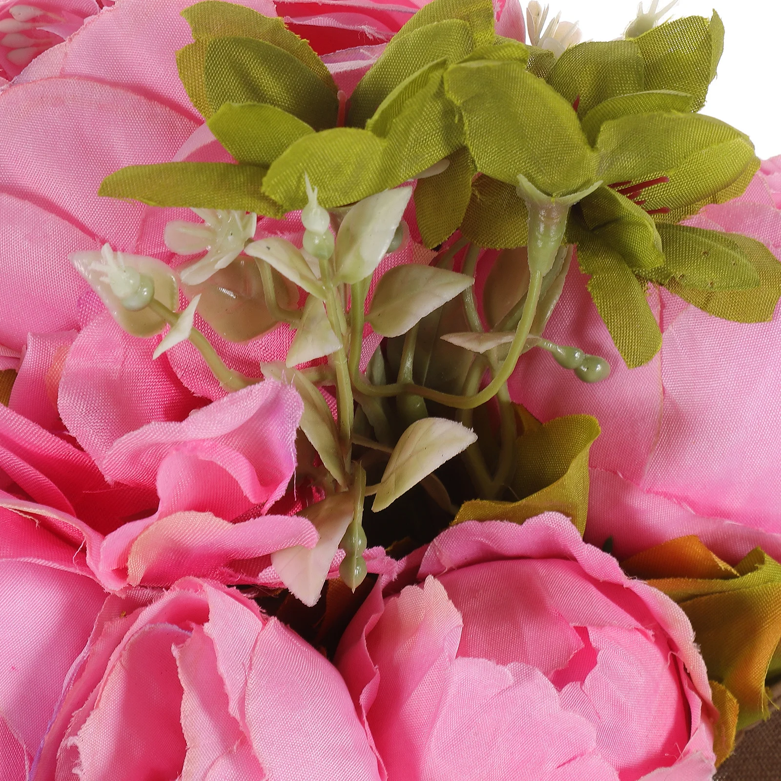 

Artificial Flower Basket Rattan Hanging Front Door Decor Simulation Peony Fake Flowers Home Office Wall Decoration