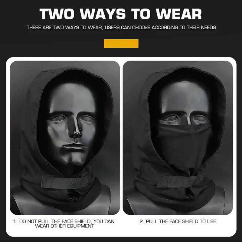 Hunting Mask Headgear Tactical Combat Balaclava Head Hood Breathable Tactical Mask Airsoft Hunting CS Game Halloween Cosplay Cap - view 3