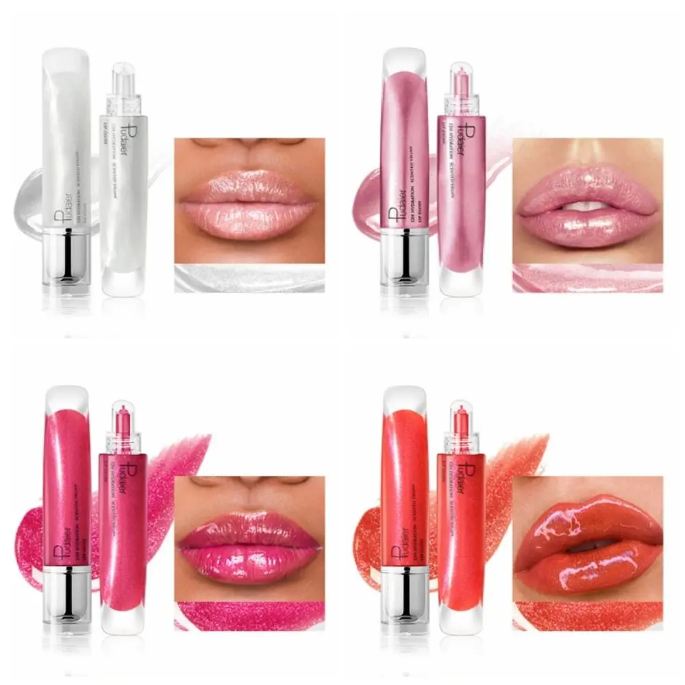 

Plumper Lip Mirror Pearlescent Lip Gloss Moisturizing Waterproof Lip Glaze Fine Shimmer Long-lasting Liquid Lipstick Girl