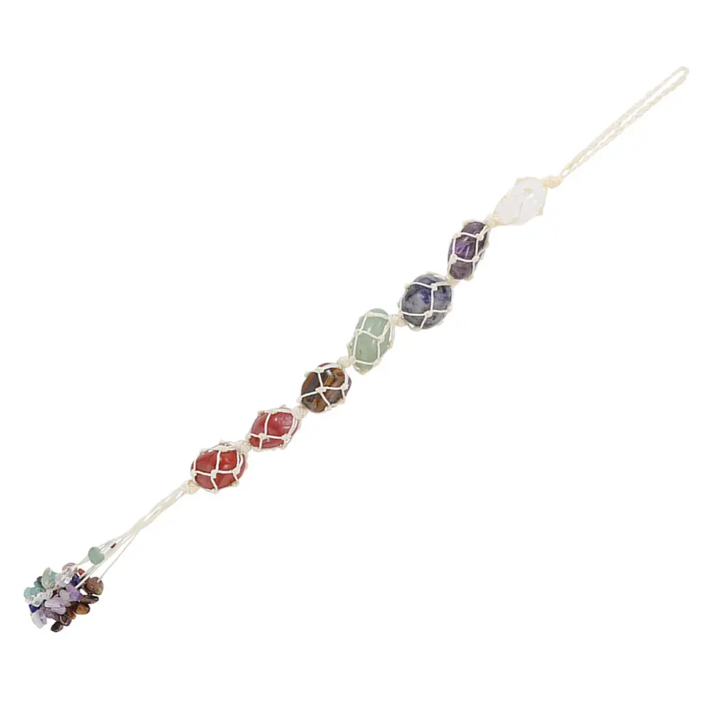 

Чакра камень автомобильный подвесной орнамент винтажный стиль кулон для брелка сумка рюкзак декор креативный каменный кулон подарок