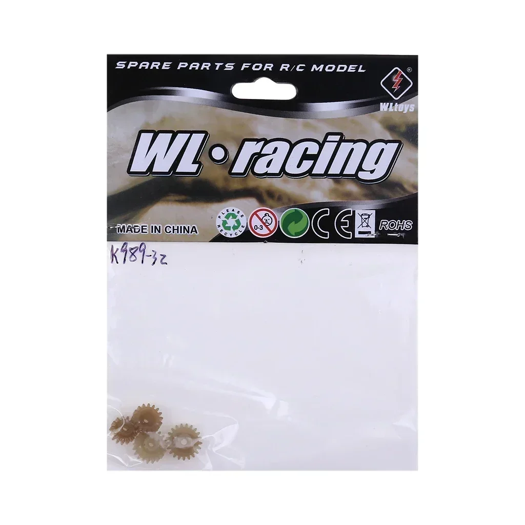 K989-32 15T 17T 19T 21T ترس المحرك لـ WLtoys K969 K979 K989 K999 P929 P939 1/28 RC قطع غيار السيارات