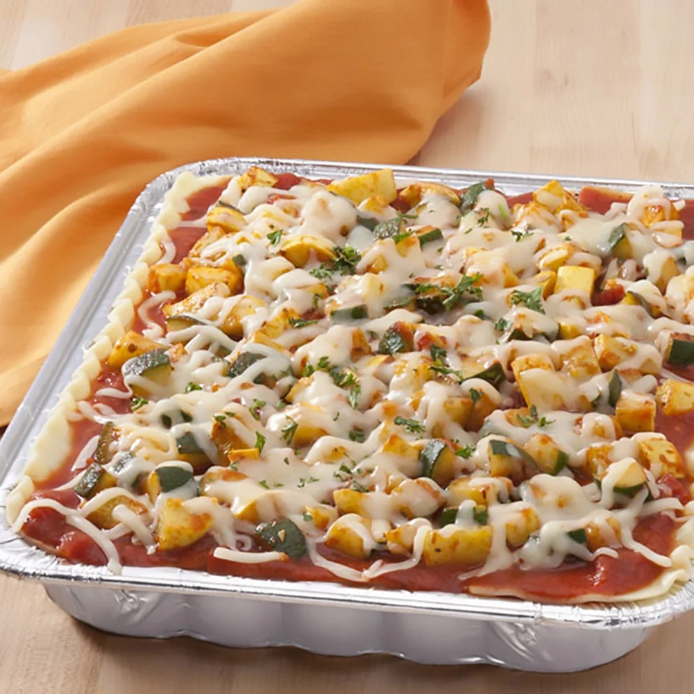 الألومنيوم العملاق Lasagna عموم المتاح صينية خبز ذات حواف عميقة Lasagna المعكرونة طاجن الخضروات الأطراف تنظيف صديقة للبيئة