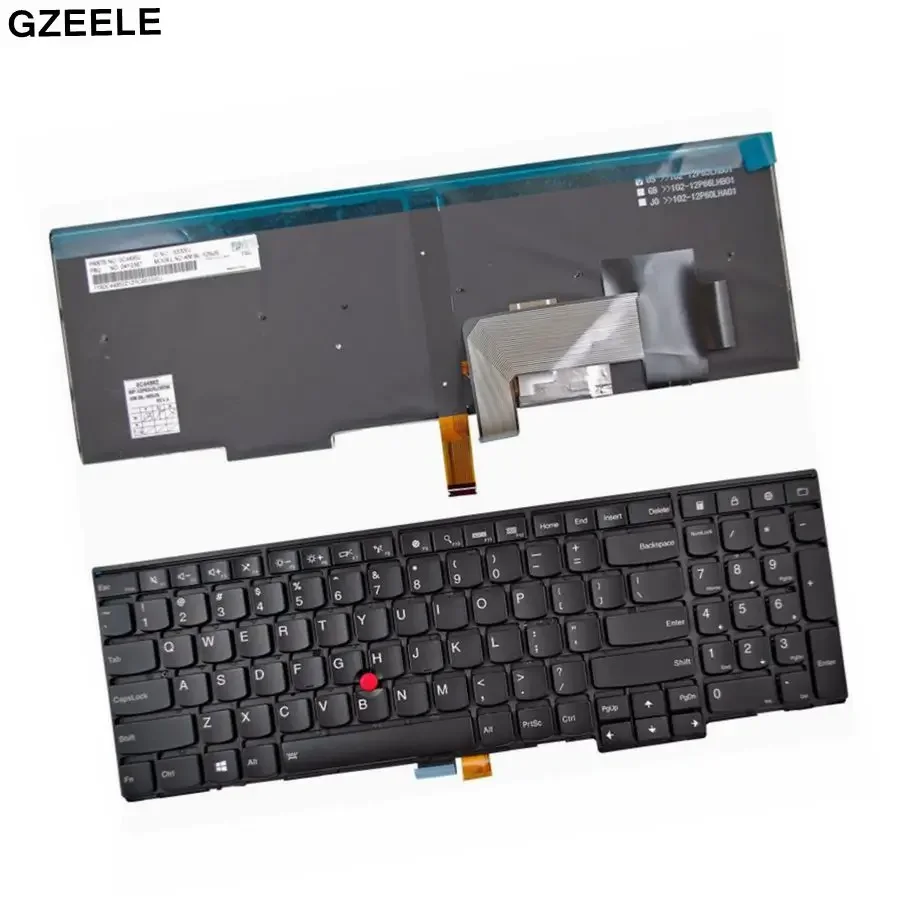 Klawiatura US/UK/SP/RU do Lenovo ThinkPad W540 W541 W550s T540 T540p T550 L540 Edge E531 E540 P50S L570 0C44592 0C44913 0C44952 — zdjęcie produktu 5