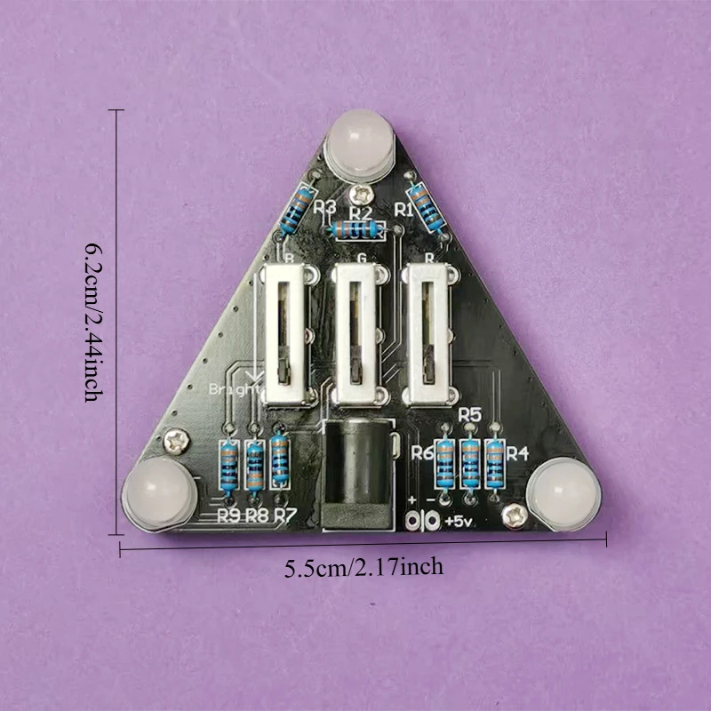 Triangle RGB LED Soldering Kit - Diy Electronics Projects For Kids recension och pris