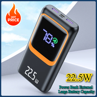 20000mAh Power Bank External Large Battery Capacity PD 22.5W Fast Charging Portable Charger for Samsung IPhone Xiaomi