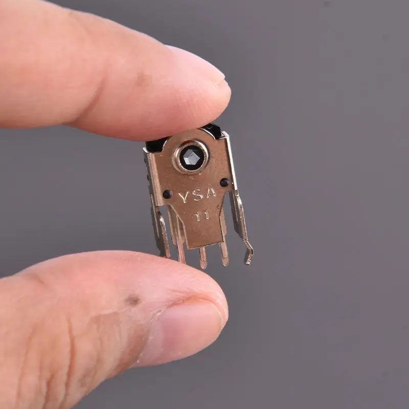 2 Buah Decoder Akurat 9Mm/11Mm Tetikus Putar Encoder Roda Gulir Hitam/Merah Sangat