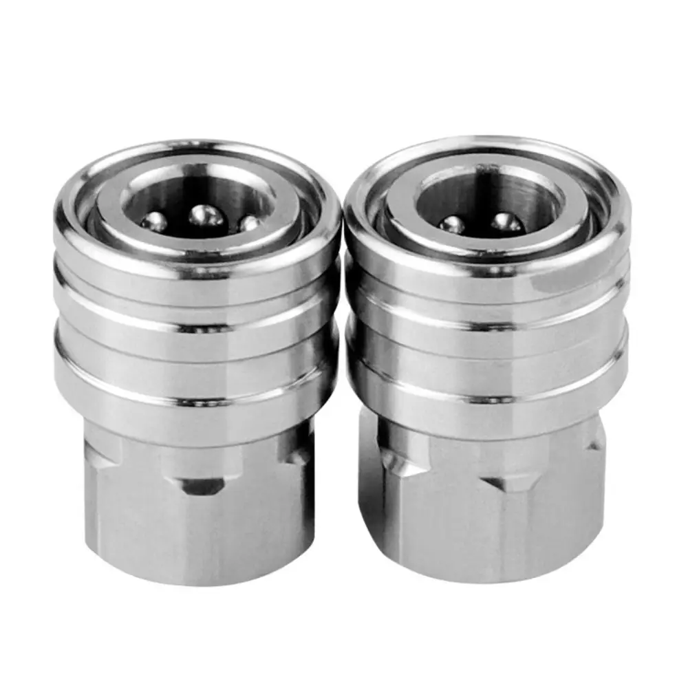 Stainless Steel High Pressure Washer Connector 1/4Inch Connector Couplers Fittings for 1/4 quick release connector