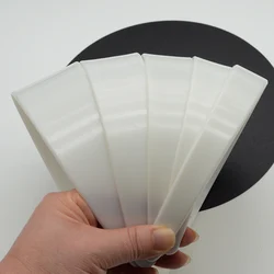 10PCS 2.5cm 2.8cm 3.3cm 3.8cm 4.8cm White Plain Plastic Headbands No Teeth Base Hair Hoops DIY Accessories Women Wide Hairbands
