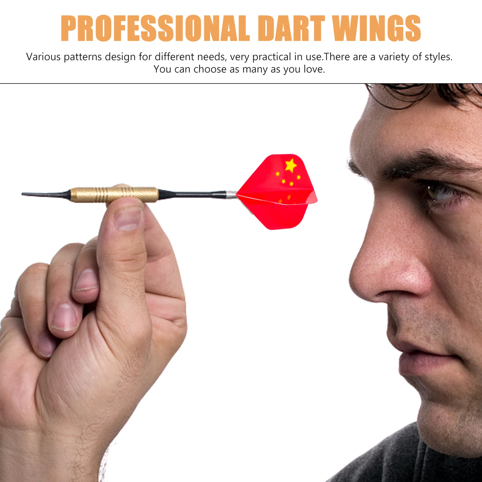 

27 Pcs Dart Wings Professional Flights for Steel Tip Decorative Tails Balance Supplies Smooth Flying Portable Accessories