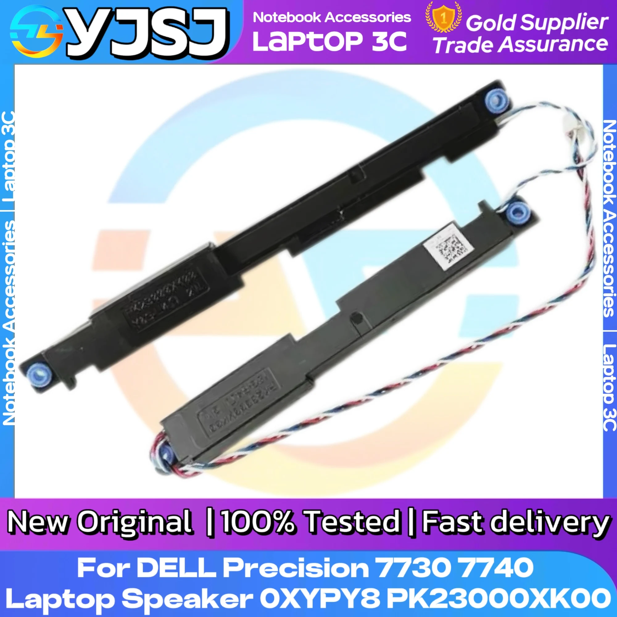 New Original Laptop Notebook Audio Speaker For DELL Precision 7730 7740 built-in speaker horn audio CN-0XYPY8 PK23000XK00