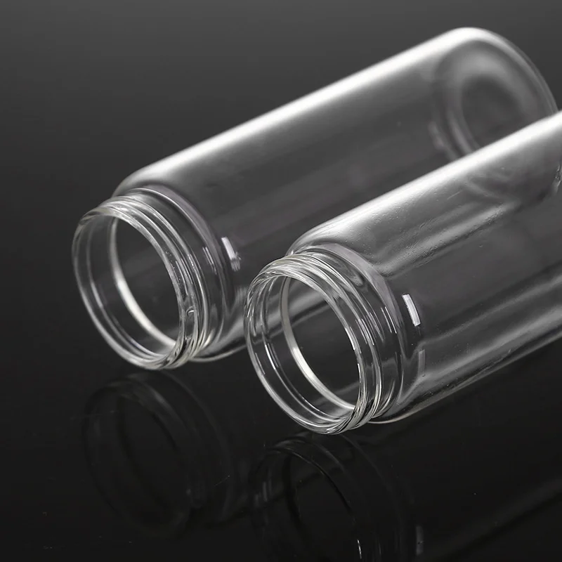 2ml to 60ml Transparent Glass sample vial Laboratory Reagent bottle Small Clear Medicine Vials for chemical experiment