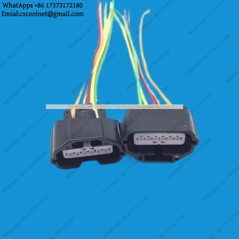 JS02 2pcs MAF Sensor Connector Pigtail Harness Compatible with Nissan Infiniti 350Z 370Z G35 22680-7S000 22680-CA000 22680-7S00A