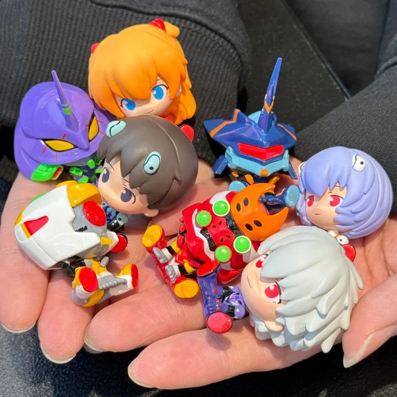 

Original EVANGELION New Century Evangelion Mini Sitting Series Blind Box Eva Anime Figure Decoration Collection Customized Gifts