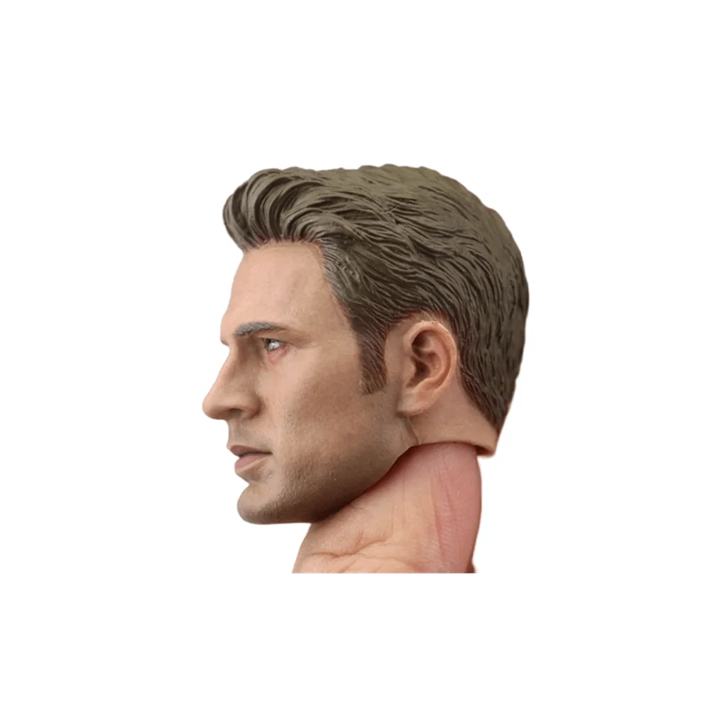 1/6 Scale หัวแกะสลัก Chris Evans ทหารชายกัปตัน PVC เหมาะสําหรับ 12 นิ้วรูปตุ๊กตาของเล่น