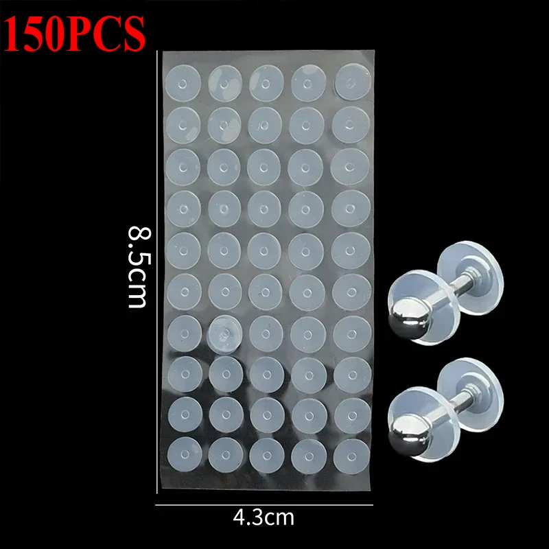 Translucent Silicone Healing Non Pull Piercing Discs