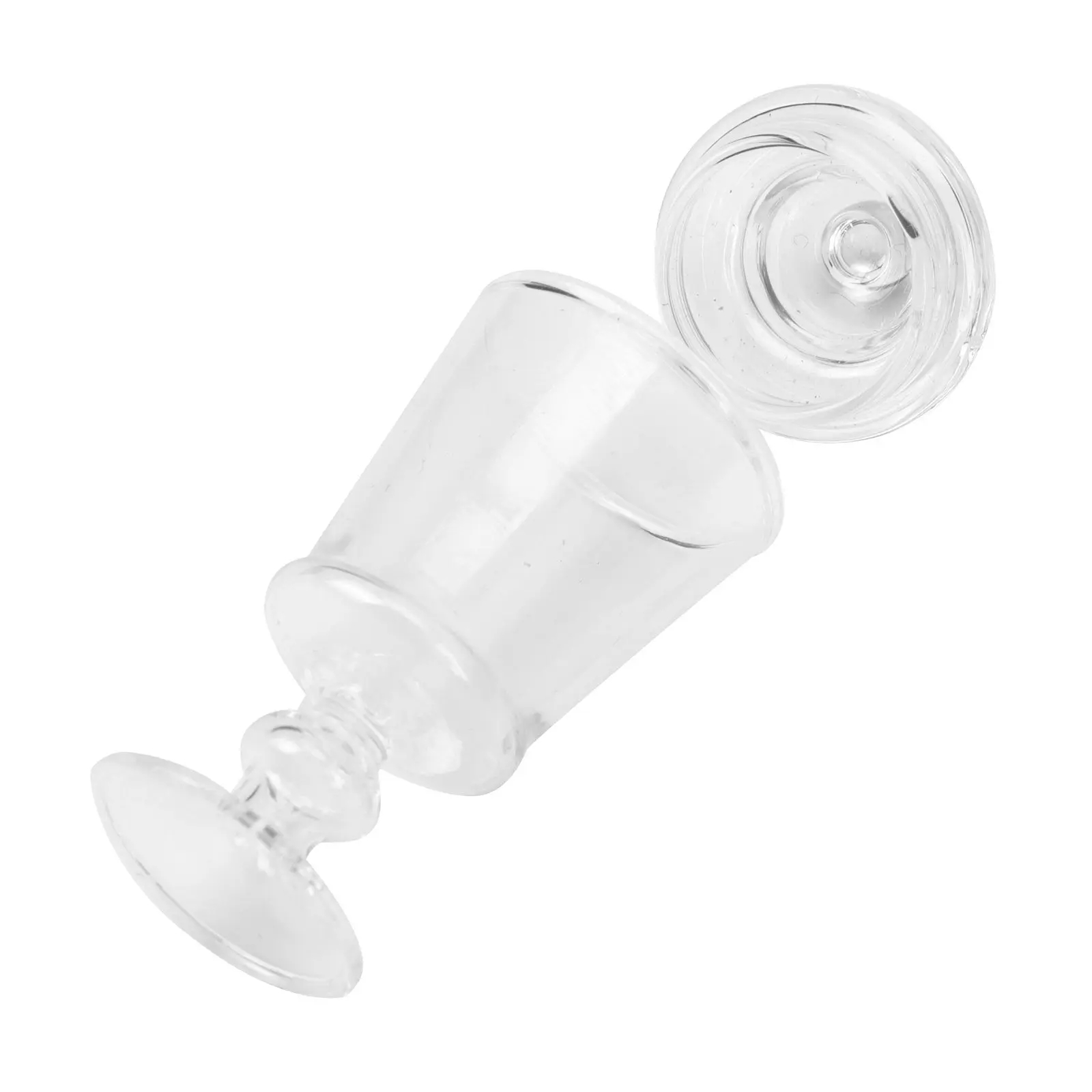 

Mini Glass Candy Jar Miniature Kitchenware Decoration for Handmade Models Graduation Projects DIY Mini House Adornment Tiny