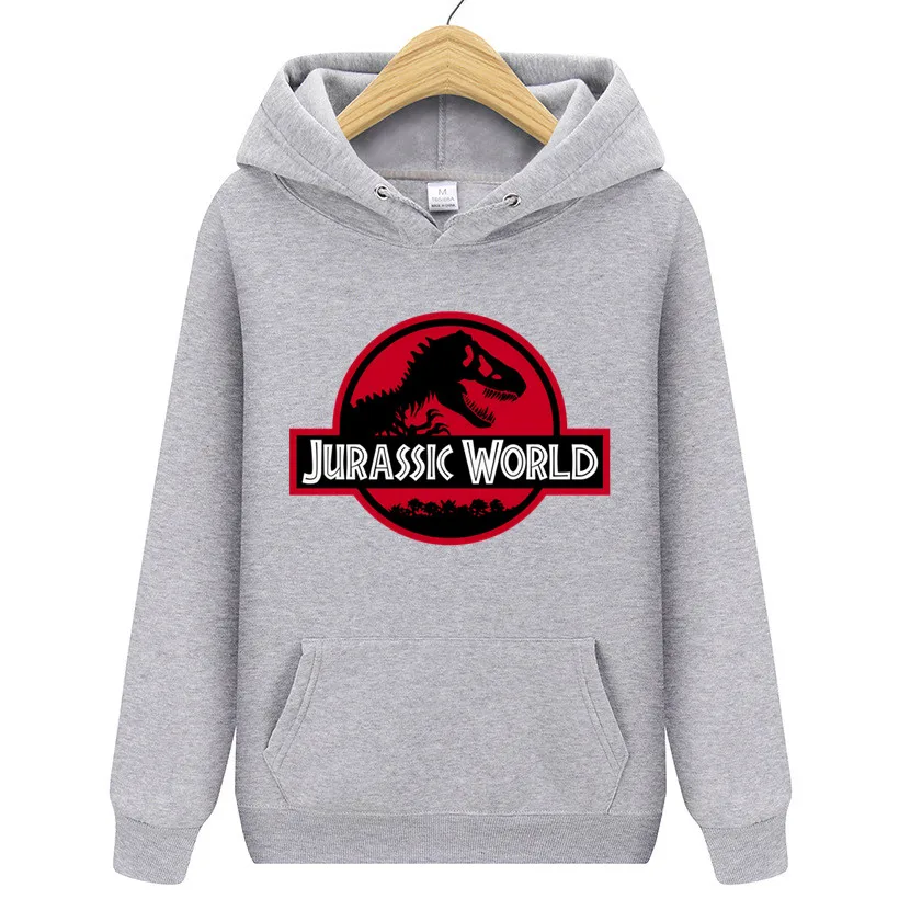 Men and women fashion Jurassic Park classic hoodie, casual wear