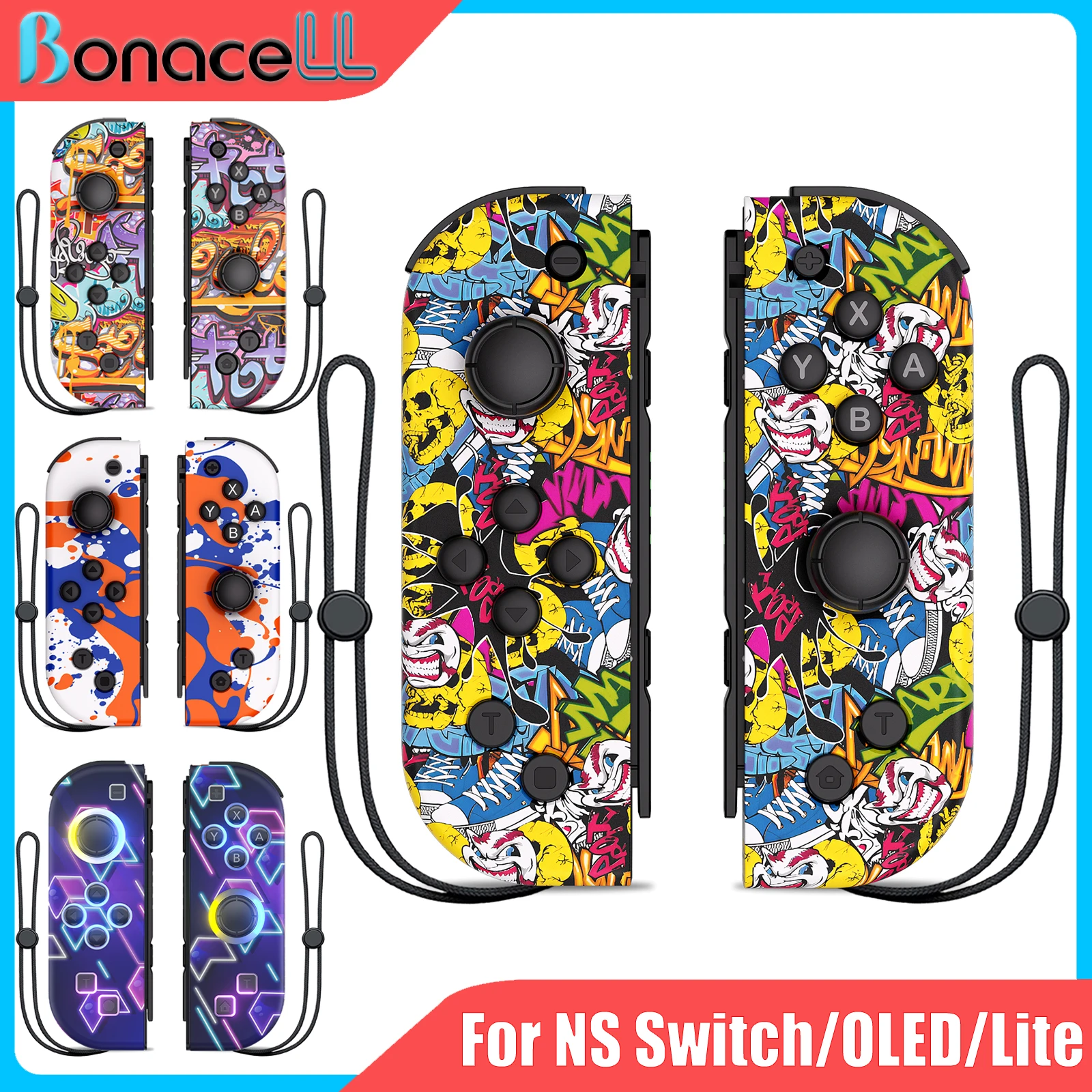 

Wireless Joypads For Switch/Oled/Lite/PC/IOS/Android Game Controller 6-Axis Gyro Gamepad W/ Turbo Dual Vibration Gaming Joystick