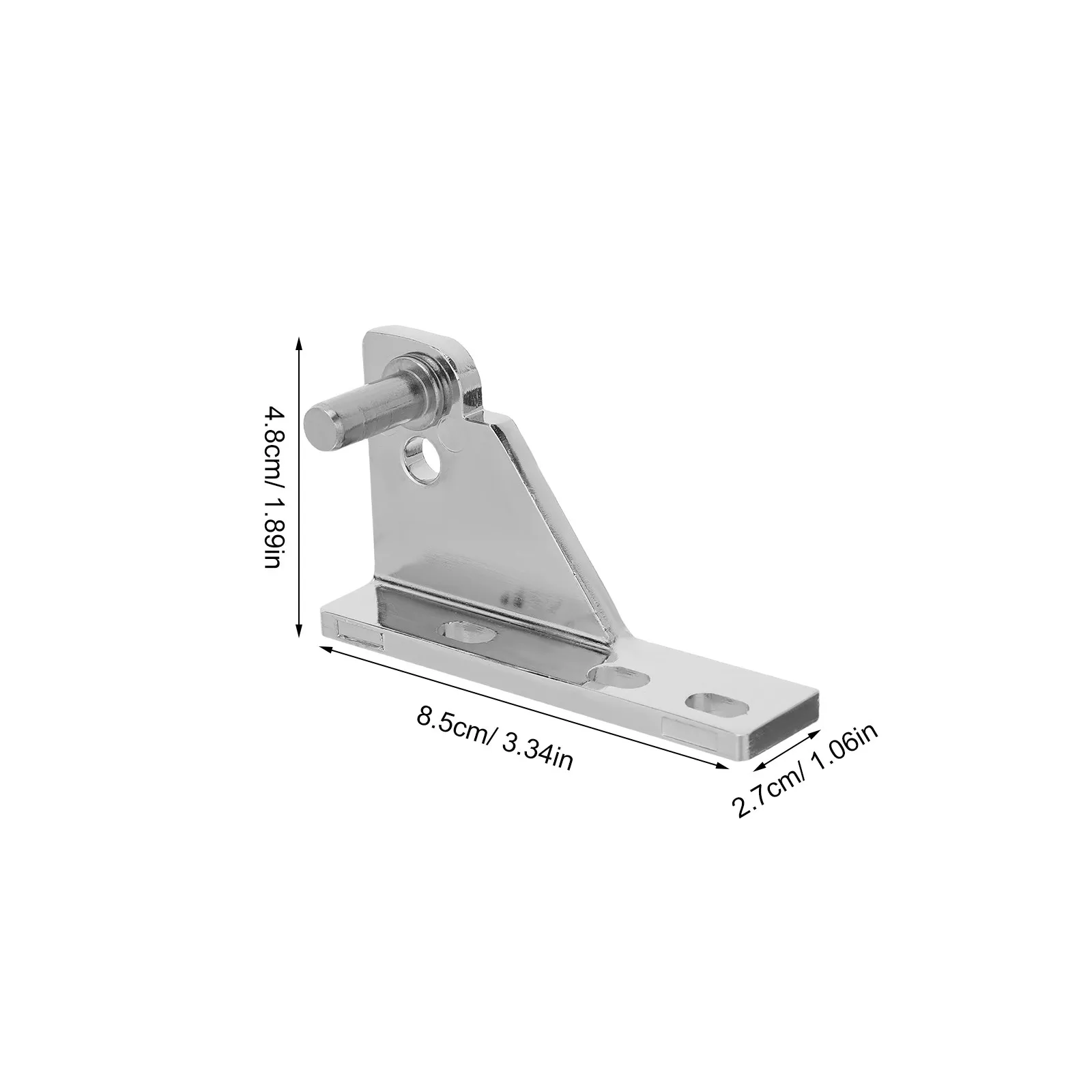 4 Pcs Freezer Commercial Kitchen Hinge Fridge Accessory Cooler Hinges Replacement Parts Door Silver Chest Universal Pivot