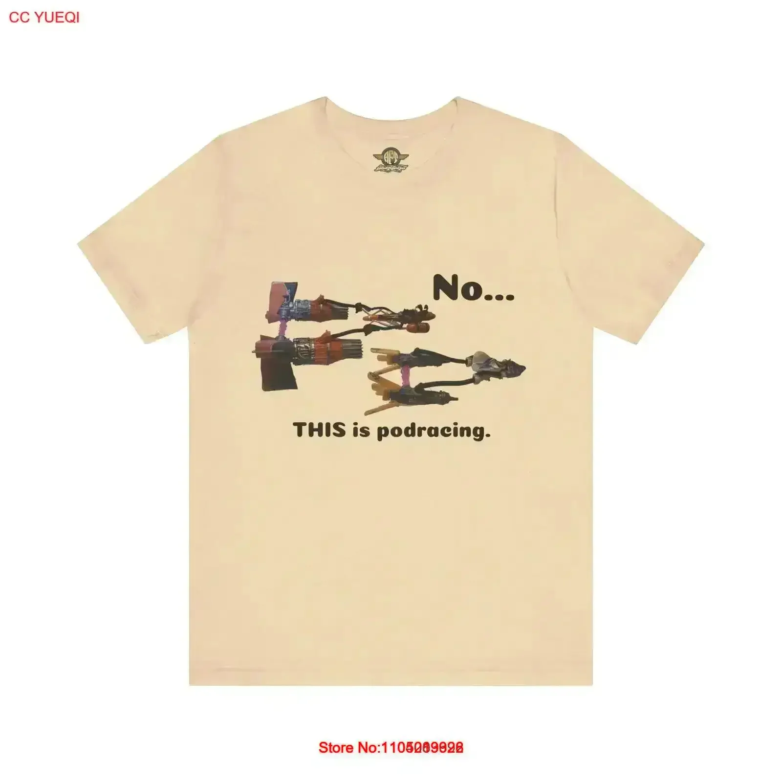 

Футболка Podracing, винтажная стираная мужская футболка с рисунком, растянутая повседневная уличная одежда, мягкая универсальная дизайнерская одежда, дышащая винтажная одежда