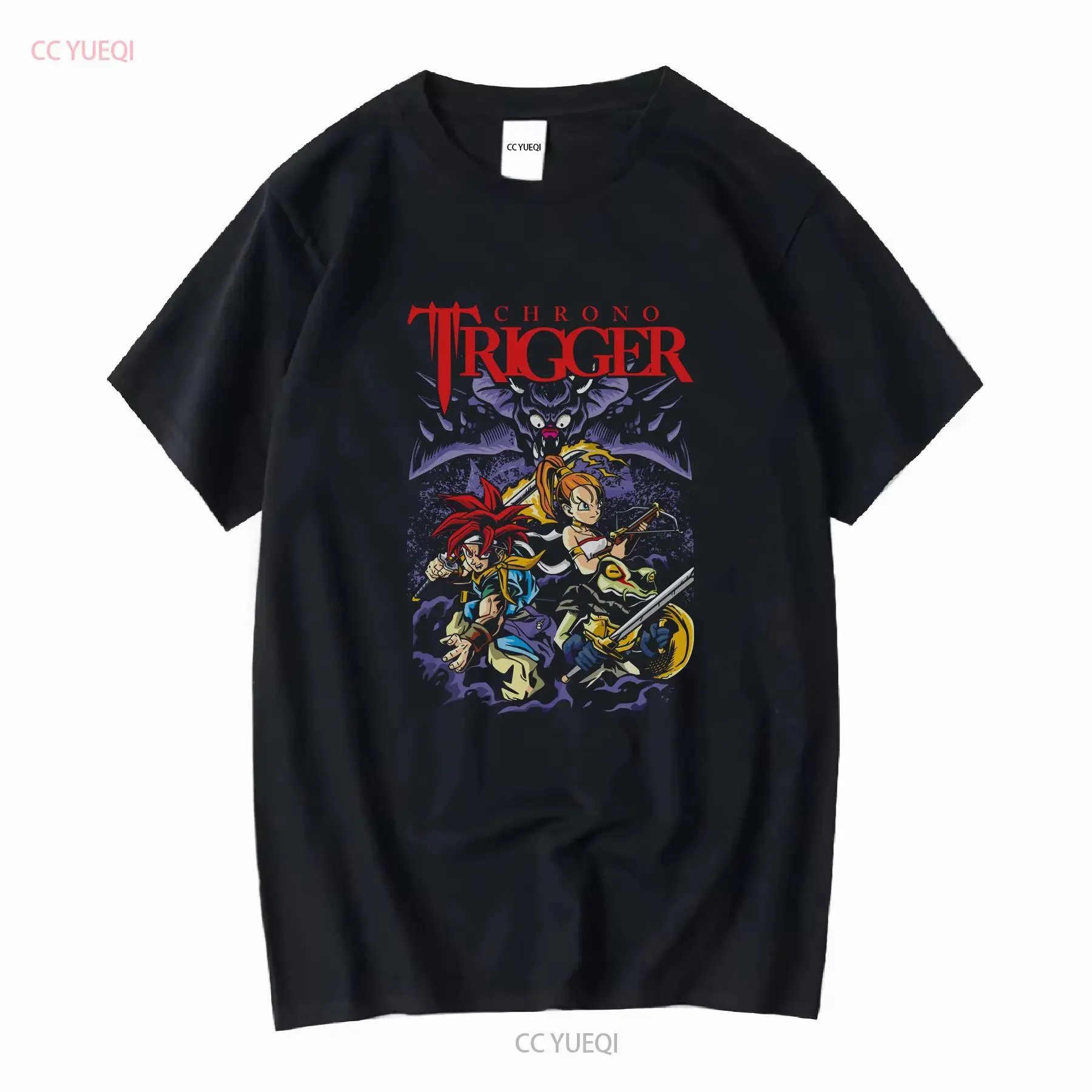 Chrono Trigger Retro Gaming T Shirt Vintage 90s Game Styl vintage Washed Slightly Breathable homme Stylish designer clothes