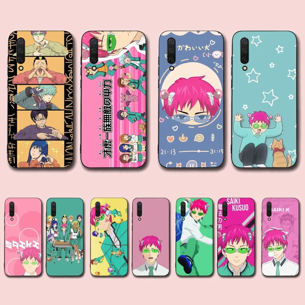 Anime Saiki Phone Case For Xiaomi Mi 5X 8 9 10 11 12 lite pro 10T PocoX3pro PocoM3 Note 10 pro lite