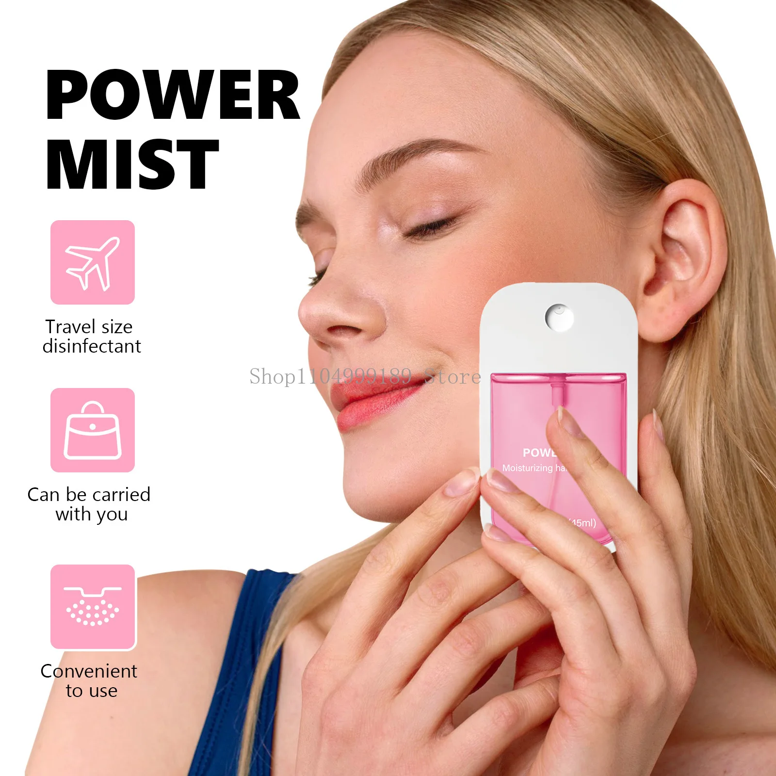 

1.7oz Refreshing Fragrance Spray Liquid Air Freshener Sandalwood Peach Scented Aromatherapy Mist Spray Perfect Dating Daily Life