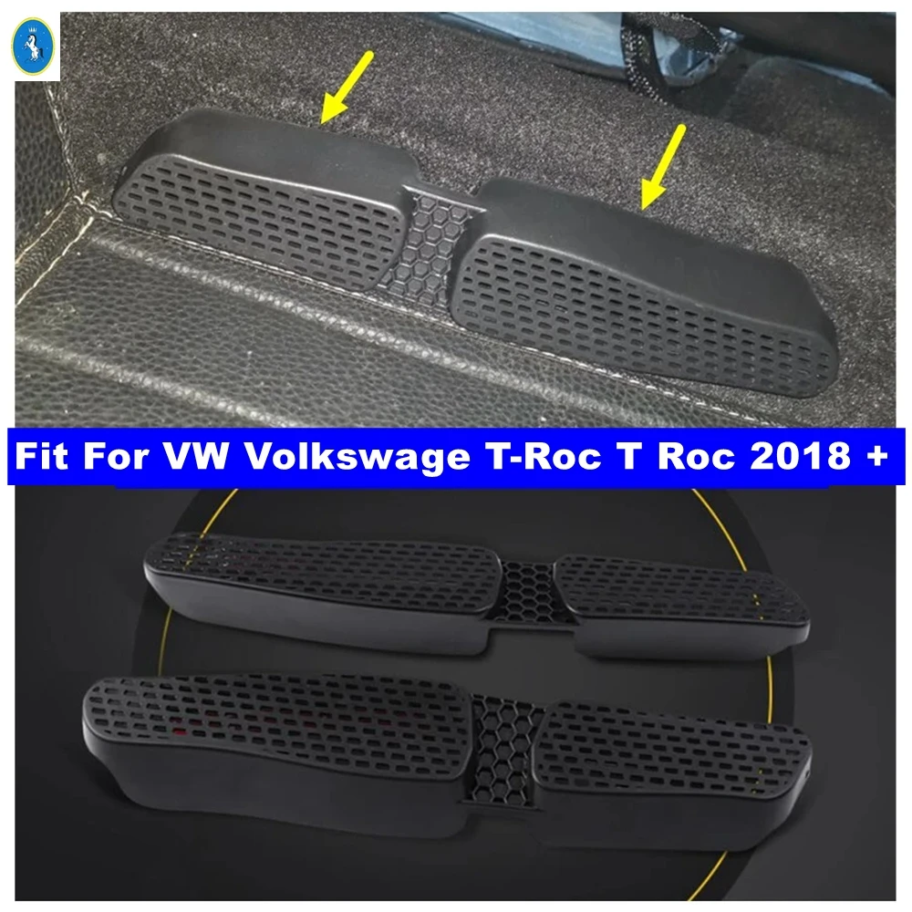 

Under Seat Floor Air Flow Vent Cover For VW Volkswage T-Roc T Roc 2018 - 2023 Rear A/C Heater Air Conditioner Duct Vent Grill