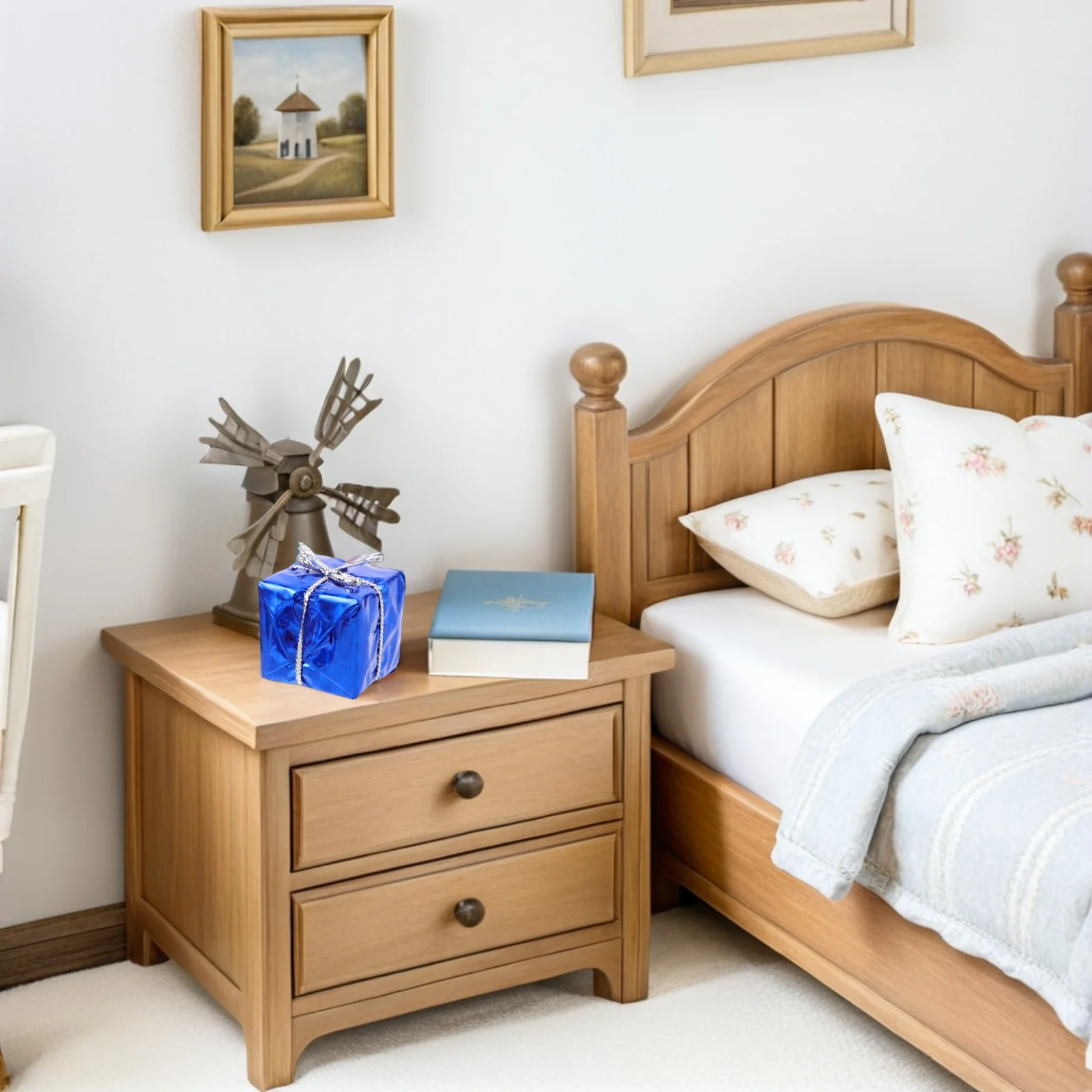 30 Stück Miniatur-Geschenkboxen, winzige Weihnachtsgeschenke aus Schaumstoff für Puppenhaus-Szenendekoration, Mini-Weihnachtsschmuck, Mini-Haus