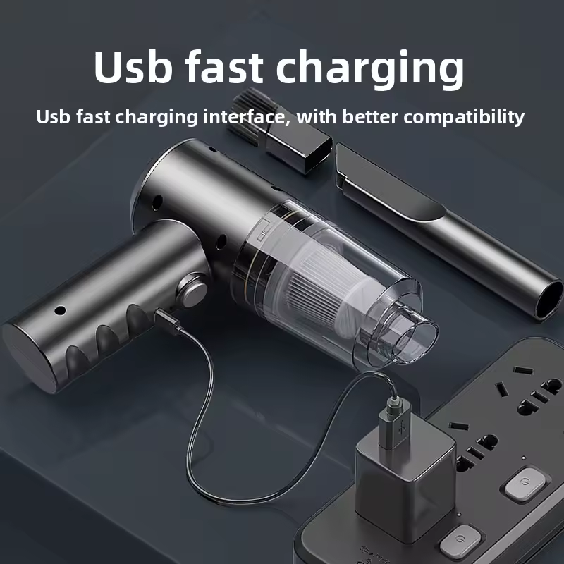 Ergonomic handle of professional Vacuum Cleaners for a secure grip. 