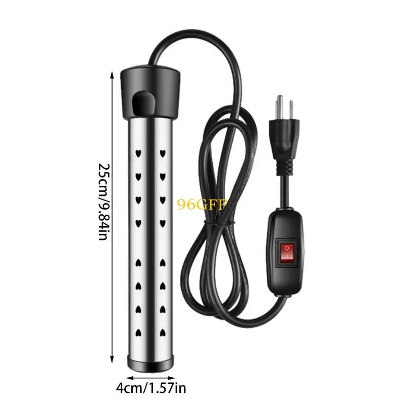 96GF 1500W Electric Immersions Heater Suitable for Hot Water for Any Container