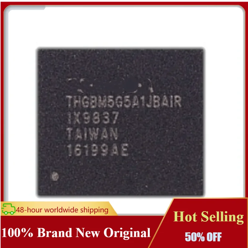 2-10PCS THGBM5G5A1JBAIR BGA153 EMMC 4G Memory Chip Brand New in Stock