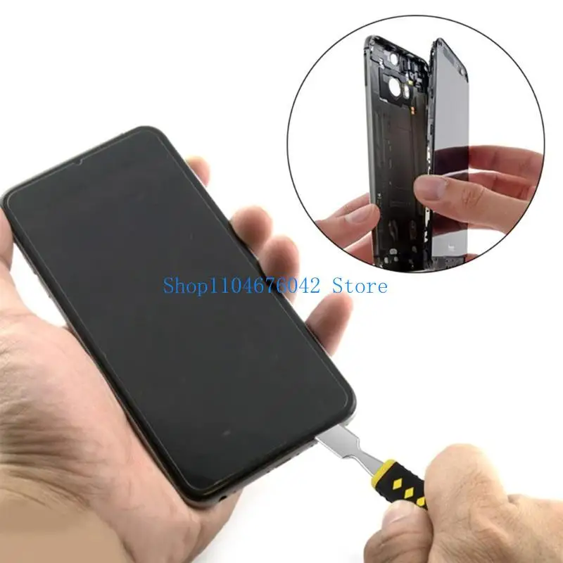 

652F Crowbar Kit Crowbar Repair Tools Set Carbon Steel Crowbar Disassemble Pry Bar Opening Repair Tools for Cellphone Laptops