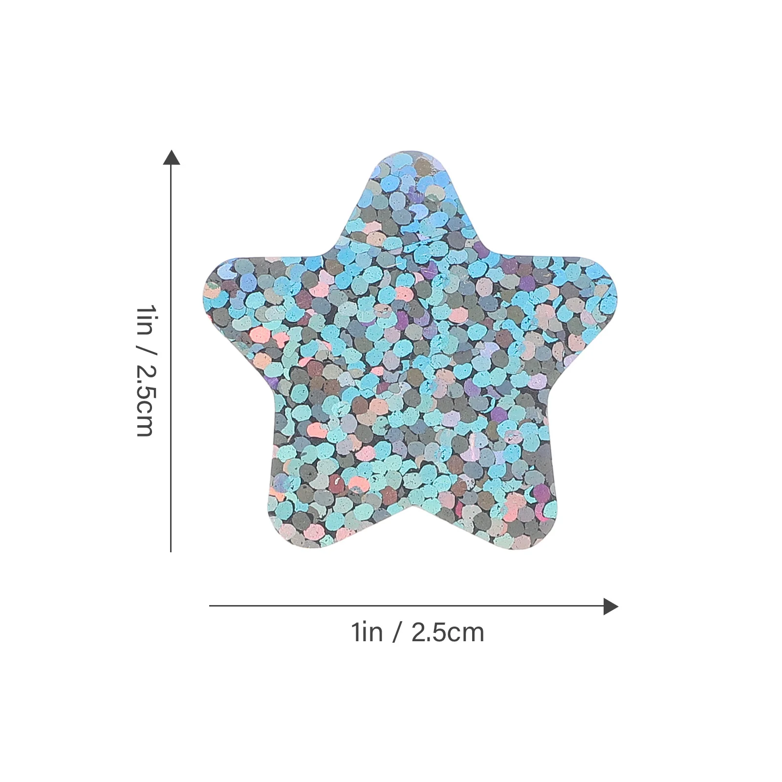 ملصقات نجوم ذاتية اللصق ملصقات زخرفية لامعة للأطفال مكافآت DIY ملصقات تزيين الحفلات للأطفال ملصق نجمة #4