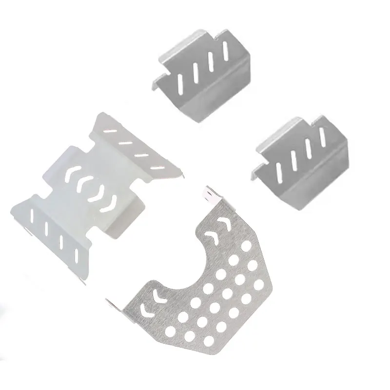 MJX H8H Renewal Upgraded Version Chassis Armor Skid Plate Stainless Steel Underbody Guard for RC Car No Drill Install