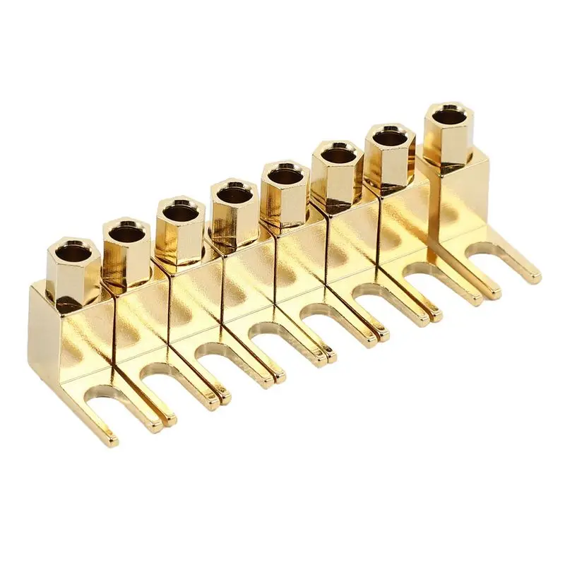 Ingenious-16 Pcs Total Hi-End Banana To Spade Adapter Plug/Speaker Cable Connector [Wy-Yp01-8/Spade De L/8]