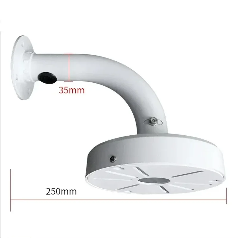 Monitor Dome Bracket L-shaped Aluminum Dome 2 In 1 Web Camera Wall Mount Aluminum Alloy Dome Bracket 20 Length 1pcs