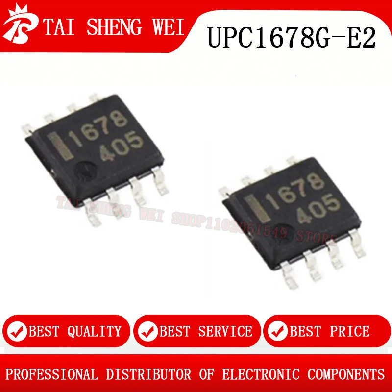 

2PCS UPC1678G SOP-8 UPC1678G-E2 SOP8 UPC1678 C1678 1678 In Stock