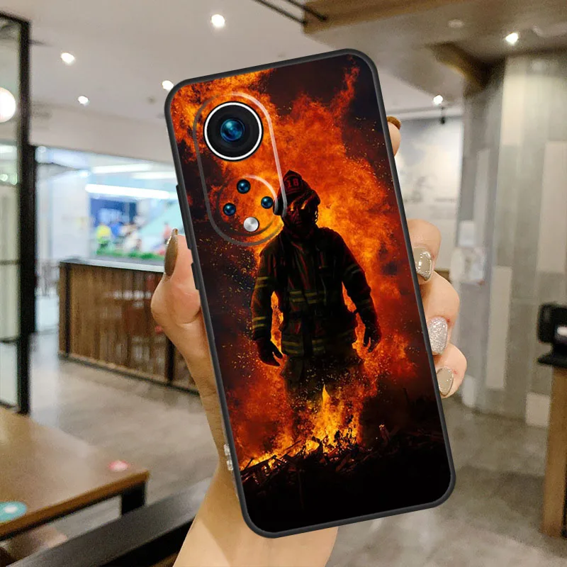 حافظة رجال الإطفاء Heroes لهاتف Honor Magic 7 5 6 Lite Honor X9b X9a X8b X8a X9 X9c 50 70 90 Lite 200 Pro