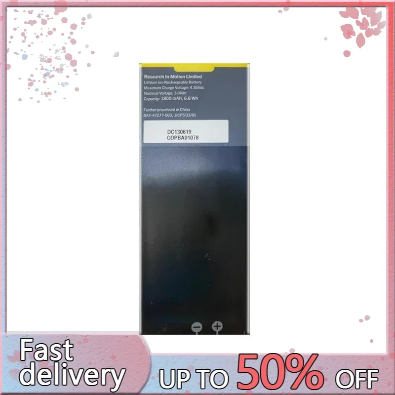 1800mAh Battery BAT-47277-003 For BlackBerry Z10 STL100-2-1-3 BBSTL100-4W BAT-47277-00