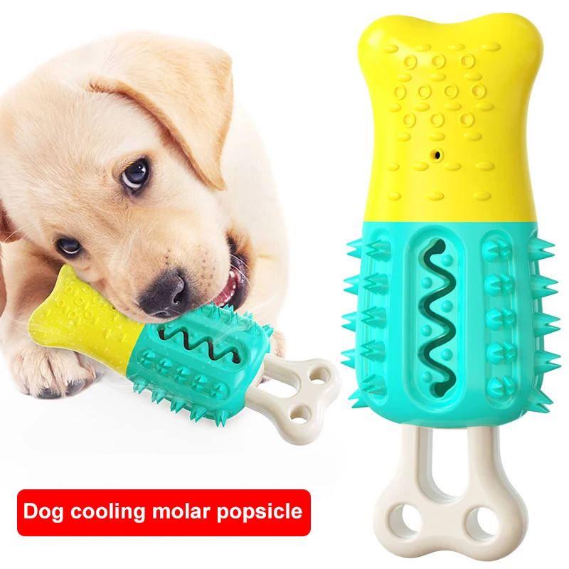 Juguetes de modelado de paletas de enfriamiento de dientes molares para perros, accesorios de limpieza de dientes para mascotas, suministros esenciales de verano