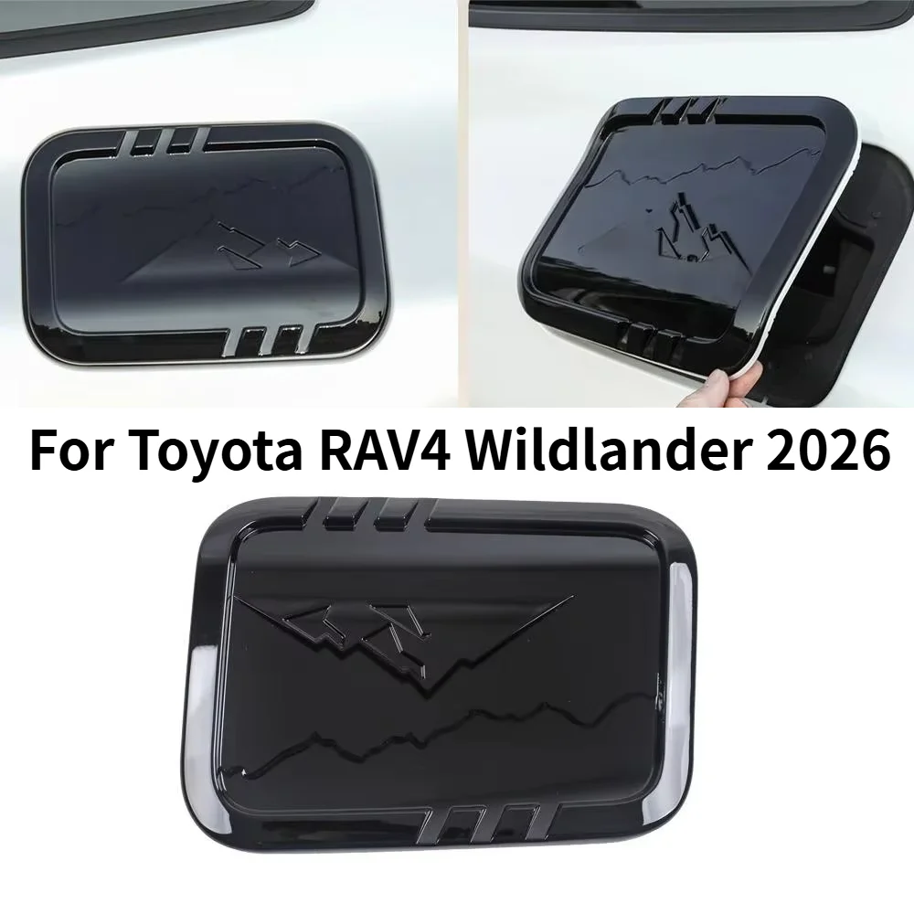 amelioration-pour-toyota-rav4-wildlander-2026-cache-de-bouchon-de-reservoir-de-carburant-garniture-de-decoration-exterieure-autocollant-en-fibre-de-carbone-chrome-argente