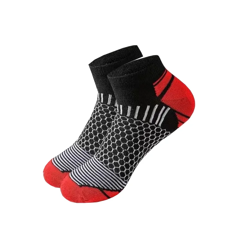 Chaussettes de sport respirantes pour hommes, chaussettes athlétiques toutes saisons, évacuation de l'humidité, courtes, 1 paire