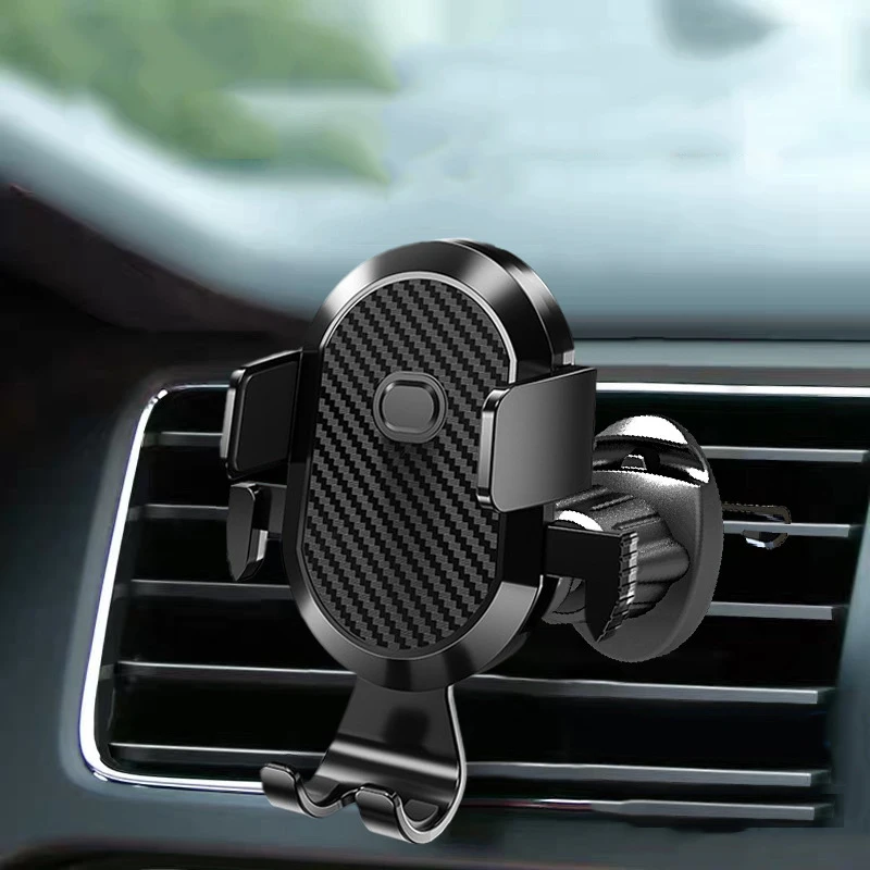Car Mobile Phone Holder, Air Conditioner Blowing Trend Fixed Anti-Shake Navigation, Universal Trend High-End Bracket