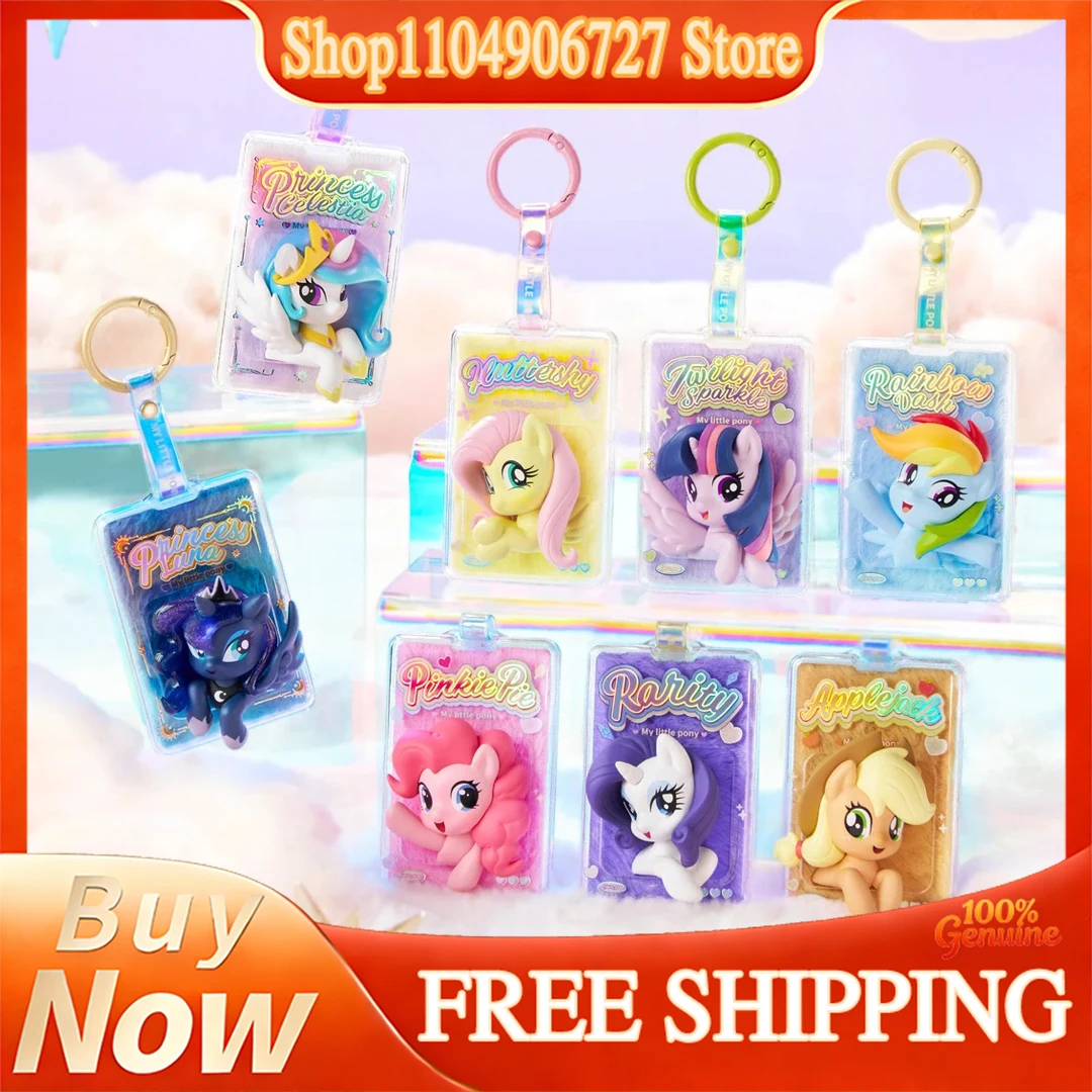 

Kayou My Little Pony Genuine Plush Hanging Card Iridescent Glow Series Official Licensed Keychain Bag Pendant Accessory For Fans