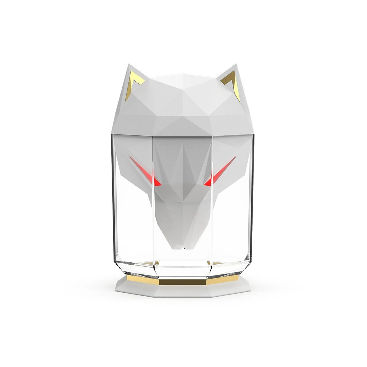 Wolf Shaped Humidifier Bedroom Cold Mist Humidifiers 650Ml Ultrasonic Atomizing Humidifier Desktop Gaming Humidifier,B