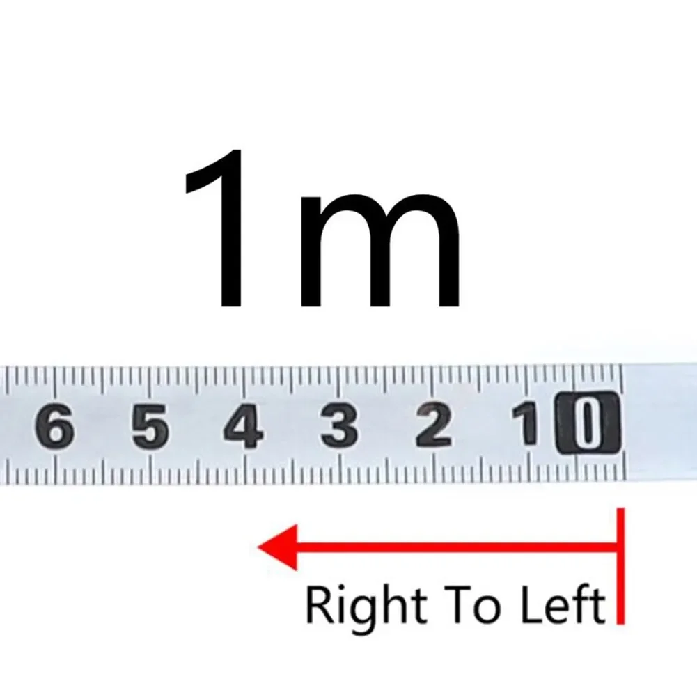 Household Stainless Steel 1M 2M Metric Scale Ruler Layout Tools Garden Tools Measuring Tapes Power Tools Workshop Equipment